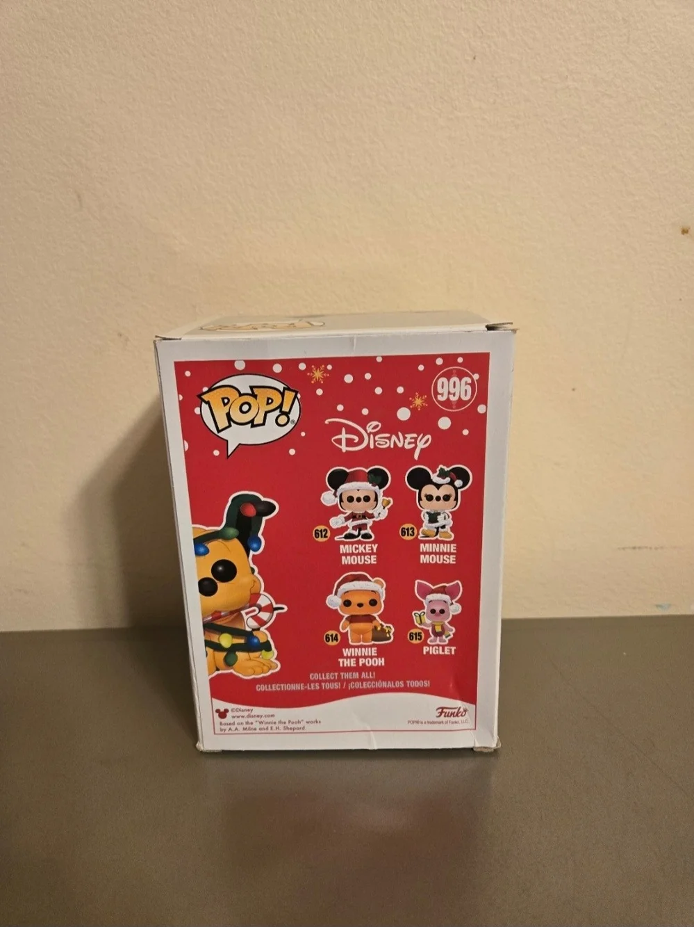 Funko Pop! Disney Holiday Pluto #996 Vinyl Figure